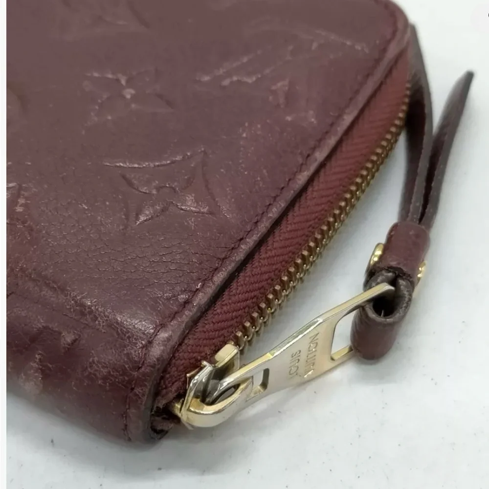 Louis Vuitton Empreinte Zippy Wallet Burgundy Monogram Leather Zip Around Clutch - Picture 3 of 17